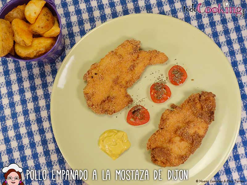 Pollo a la mostaza de Dijon. Una delicia!
