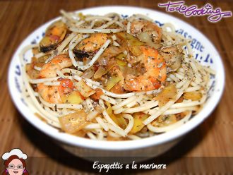 Espaguettis marinera
