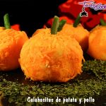 Mini calabazas de patata y pollo