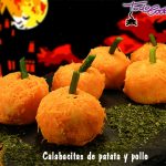 Mini calabazas de patata y pollo