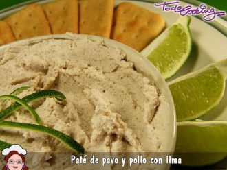 Paté de jamón de pavo y pollo con lima