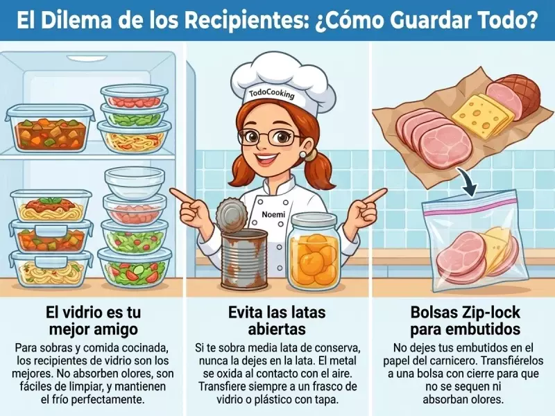 el dilema de los recipientes