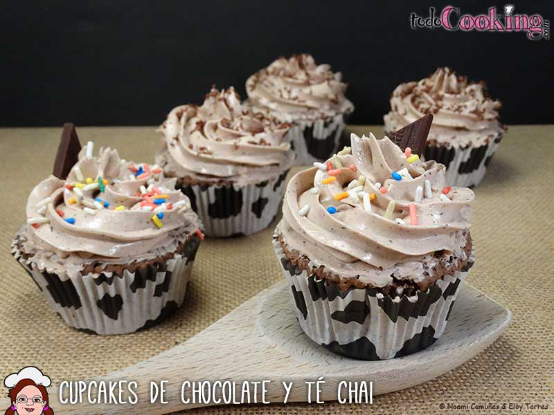 Cupcakes chocolate te chai