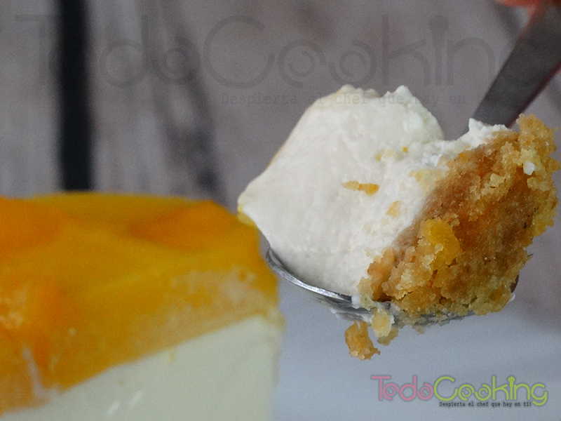 Cheesecake de mango - tarta de queso mango