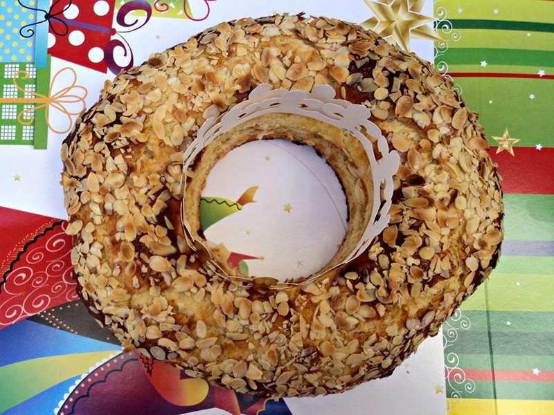 Roscón de Reyes con Crema de Turrón