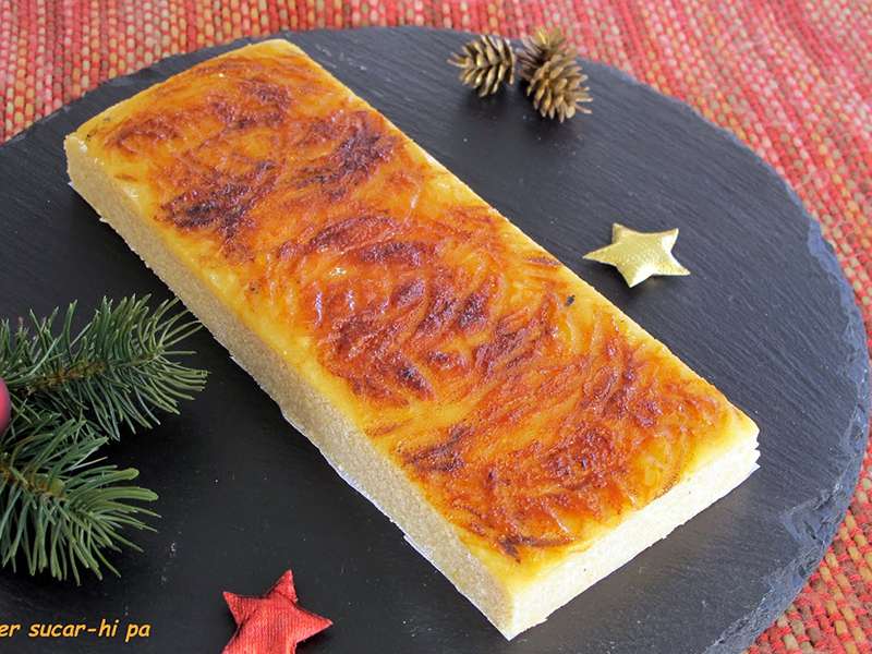 Turrón de yema quemada