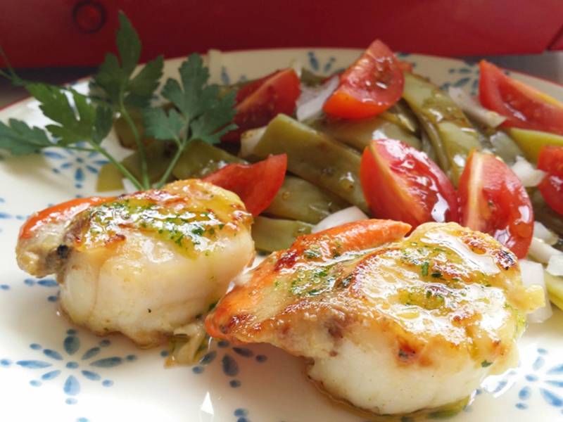 ##Ensalada-templada-de-judías-verdes-y-vieiras