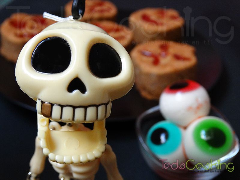 Mini Bizcochos de calabaza Hallooween
