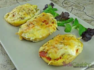 patatas gratinadas con pollo