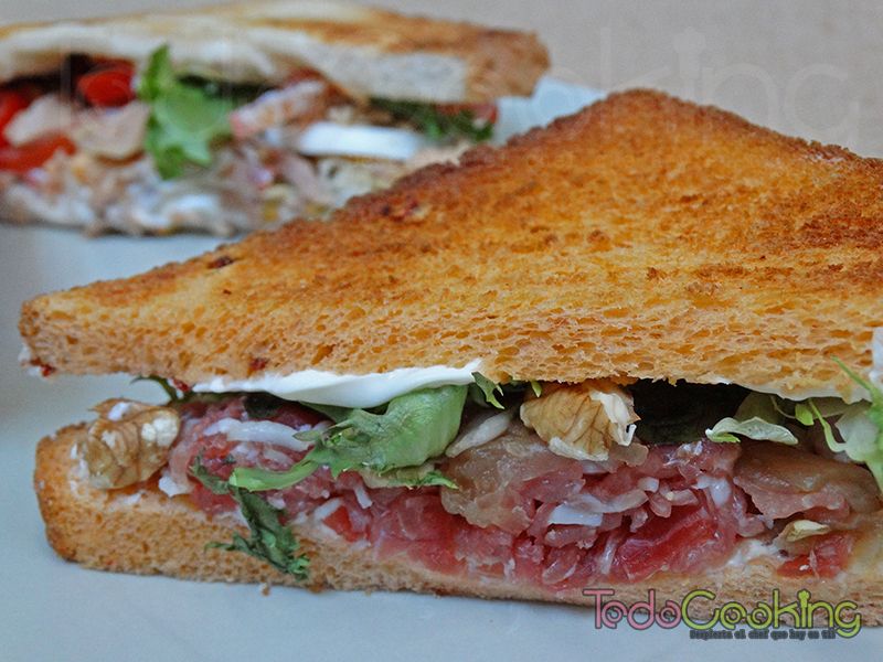 sandwiches de jamón serrano