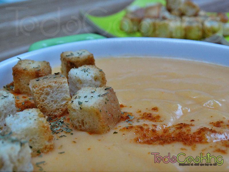 Crema de zanahoria y calabacin