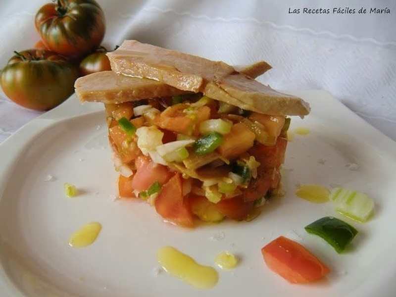 Tomate raf natural en tartar