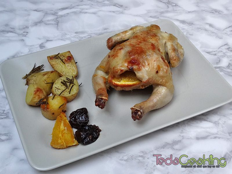 picantones a la naranja