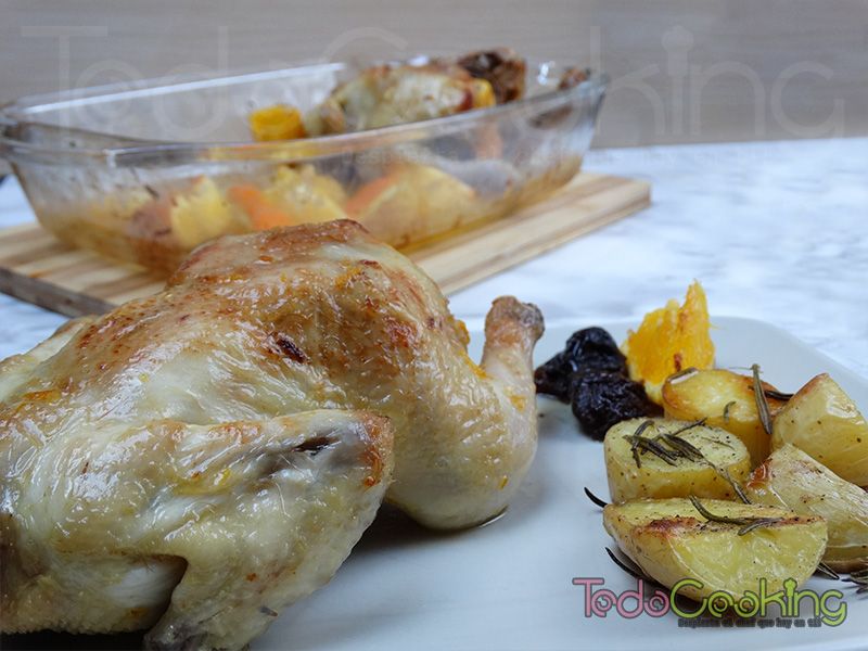 picantones a la naranja