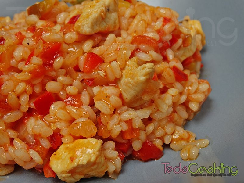 Arroz de pisto con pollo 03