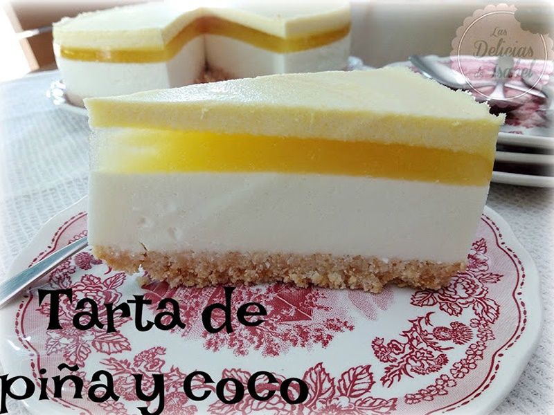 tarta piña coco