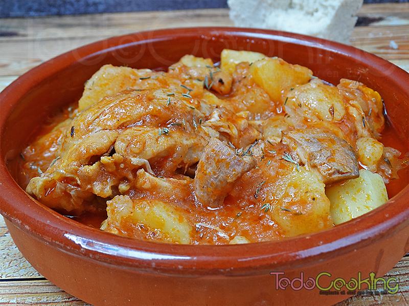 Guiso de pollo con patatas 01