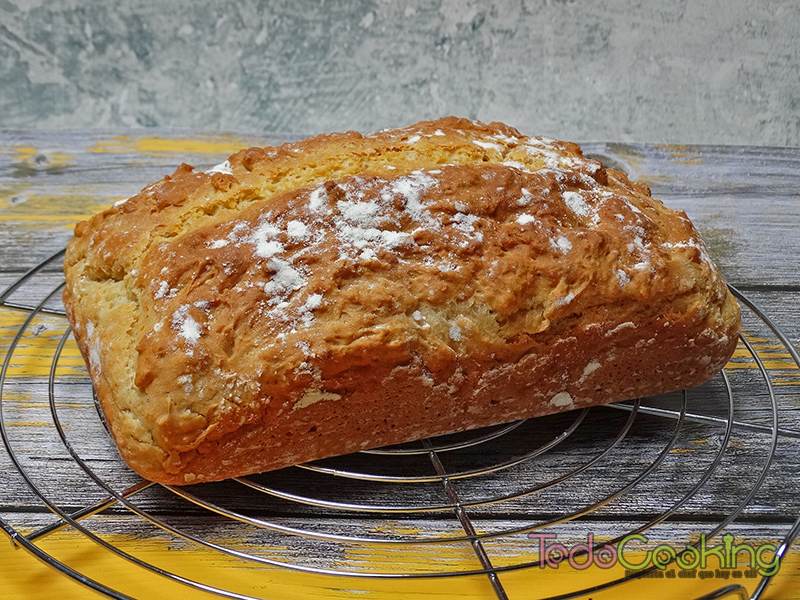 Pan sin amasado con harina común 01