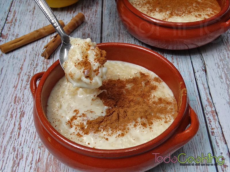 Arroz con leche cremoso