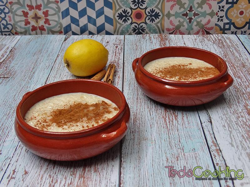 Arroz con leche cremoso