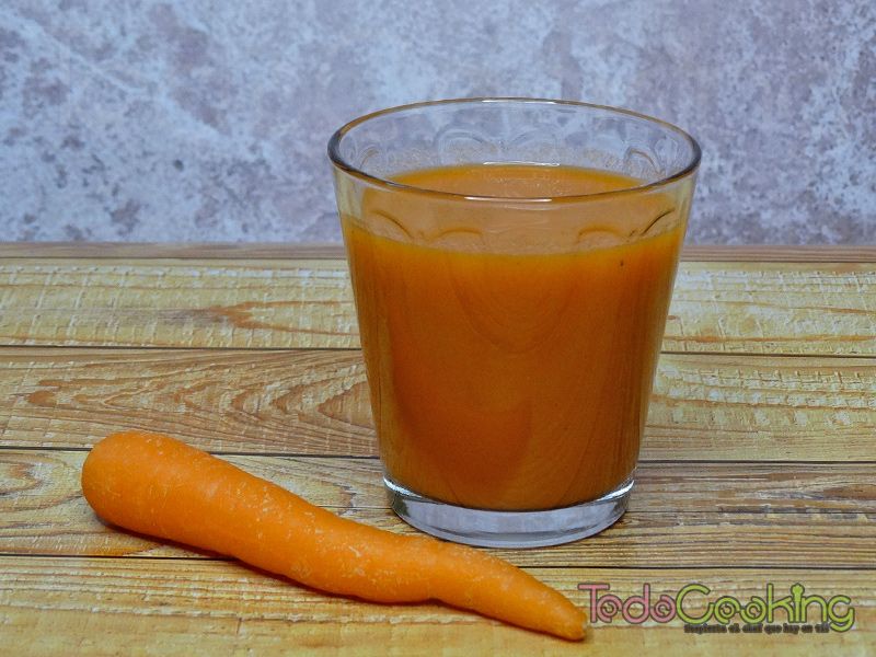 Zumo de zanahoria y calabaza