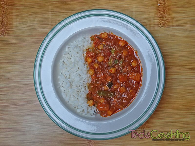 Curry Thai de garbanzos con calabaza 04