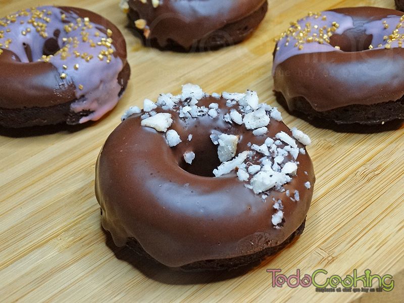 Donuts de chocolate saludables 02