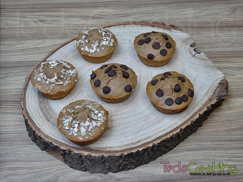 Muffins de avena y plátano 01