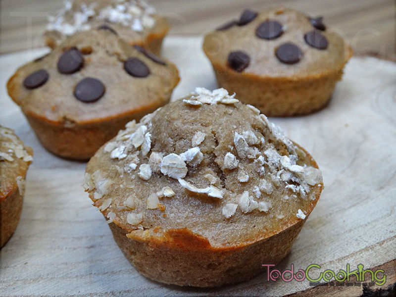 Muffins de avena saludables 04