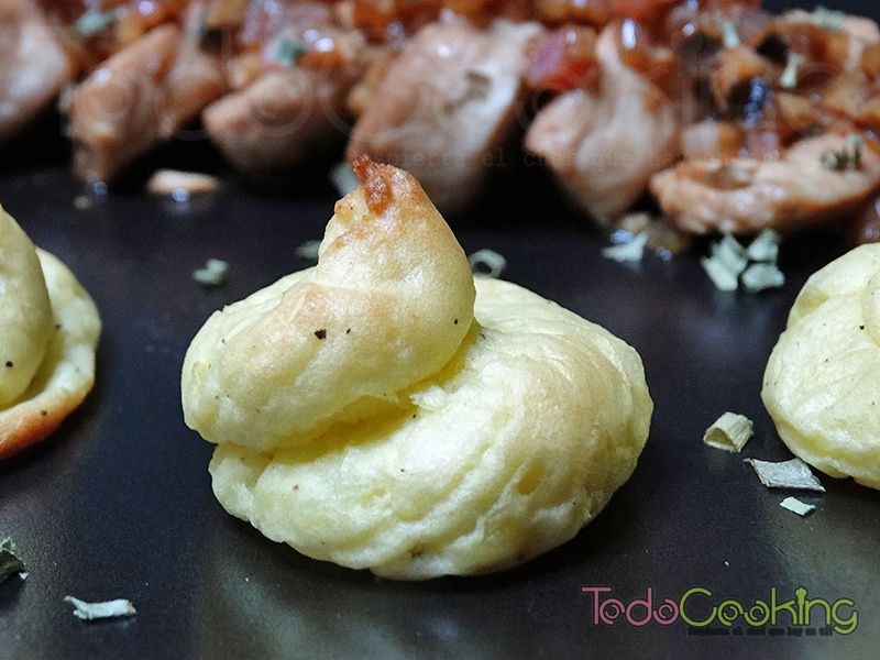 Solomillo de pavo en salsa de soja y lima con patatas duquesa 04