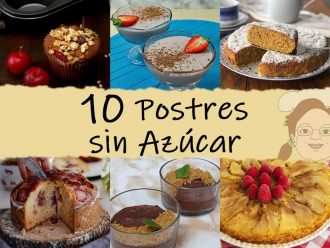 10 postres sin azucar