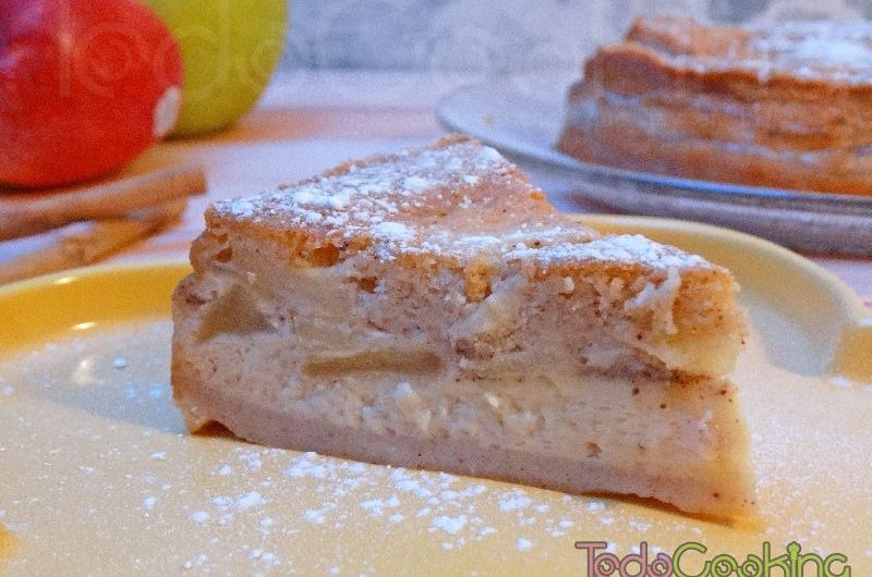 Pastel mágico de manzana