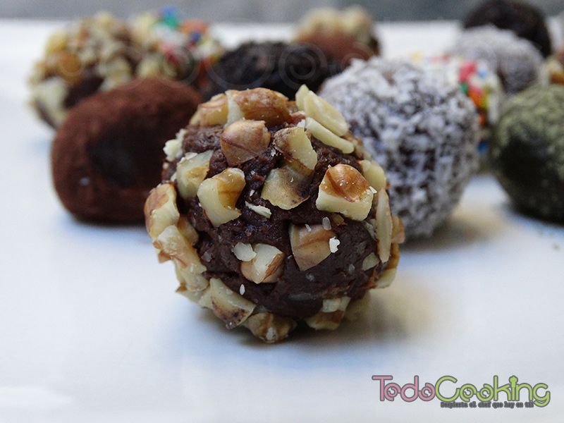 Trufas de chocolate con mantequilla de cacahuetes 05