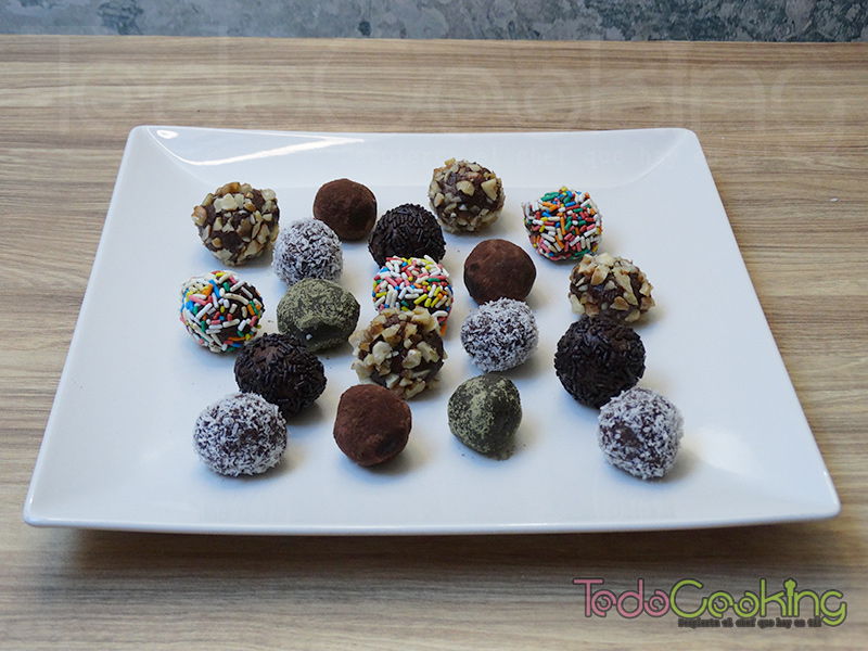 Trufas de chocolate con mantequilla de cacahuetes 08