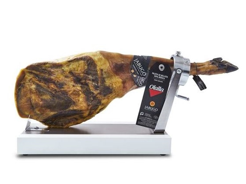 como servir un buen plato de jamón ibérico paleta-iberica olalla