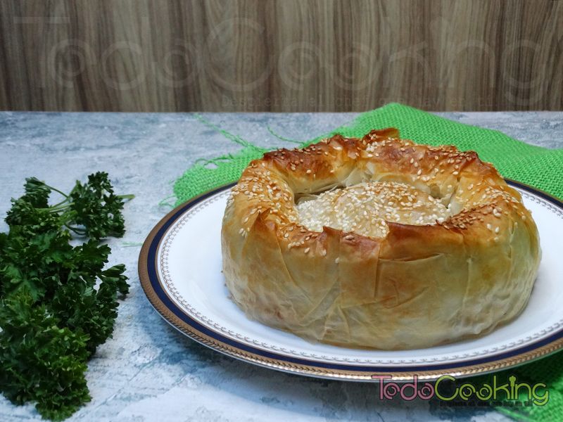 Spanakopita Pastel de espìnacas y queso feta 04