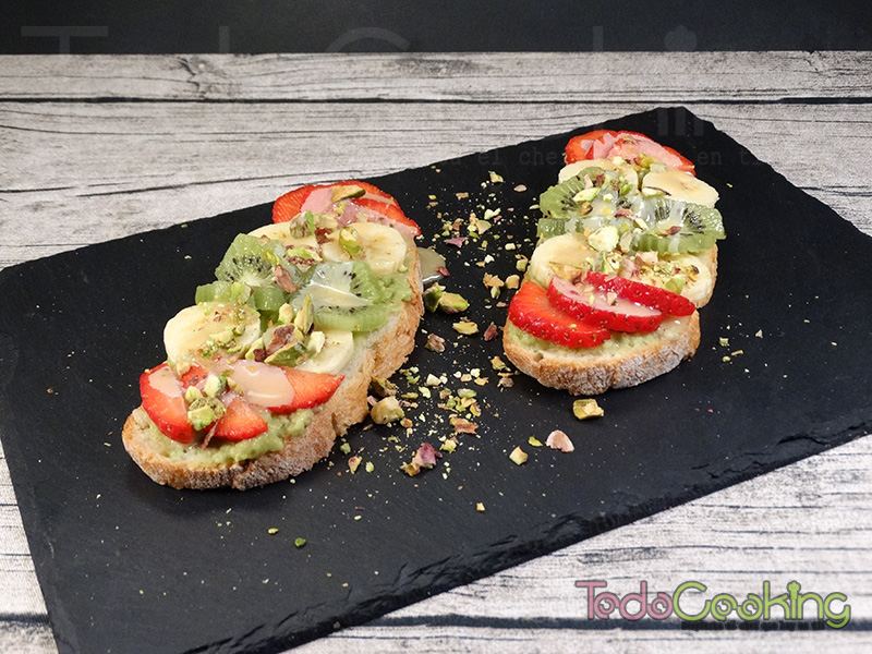 snacks frescos equilibrados tostas