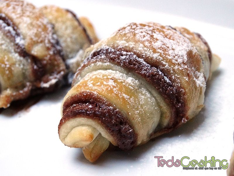 Mini croissants de nutella en air fryer 02