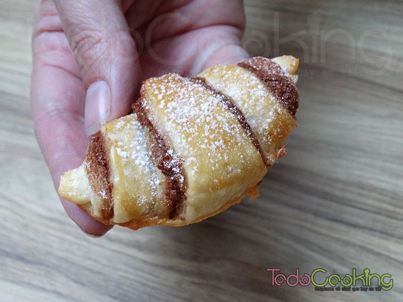 Mini croissants de nutella en air fryer 05