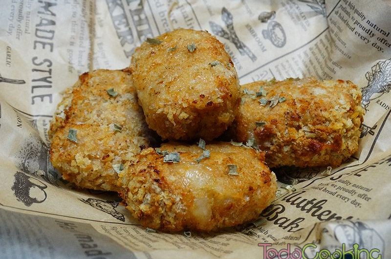 Nuggets de pollo y queso en Air Fryer 