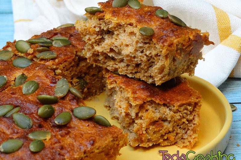 Bizcocho de calabaza y canela sin azúcar en Air Fryer