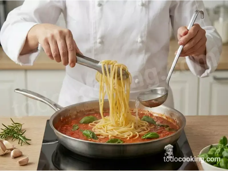 Pasta siempre Al Dente (Termina en la Salsa)