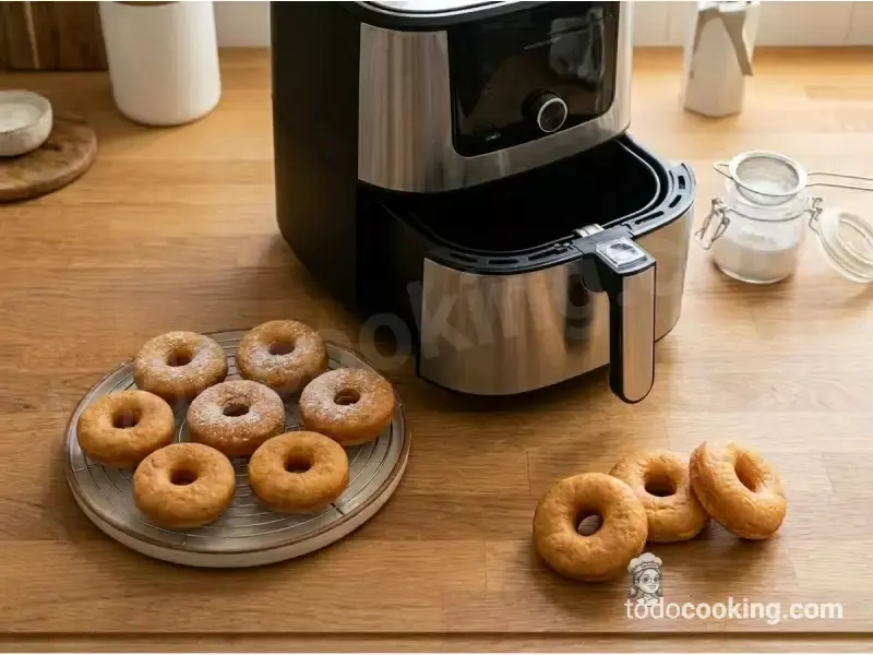 Donuts caseros Air Fryer fáciles