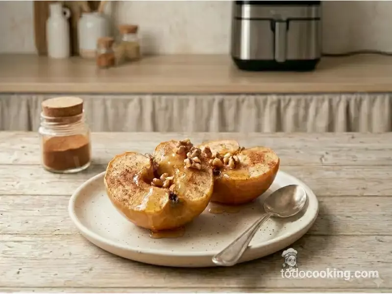 Manzanas asadas con canela Air Fryer