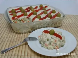 porcion de ensaladilla rusa