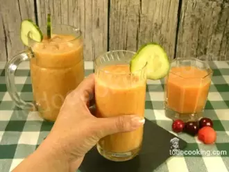 portada gazpacho andaluz y sandia con cereza