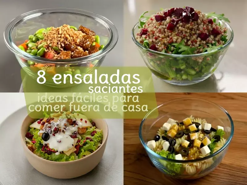 8 Ensaladas saciantes para tupper