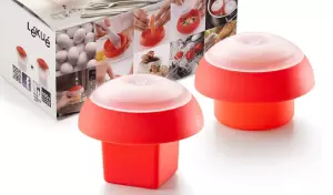 Cocedor de huevos para microondas o baño maría, silicona platino