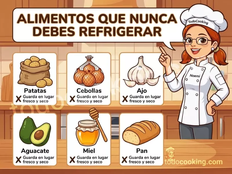 Nunca los metas en el refrigerador INFOGRAFIA