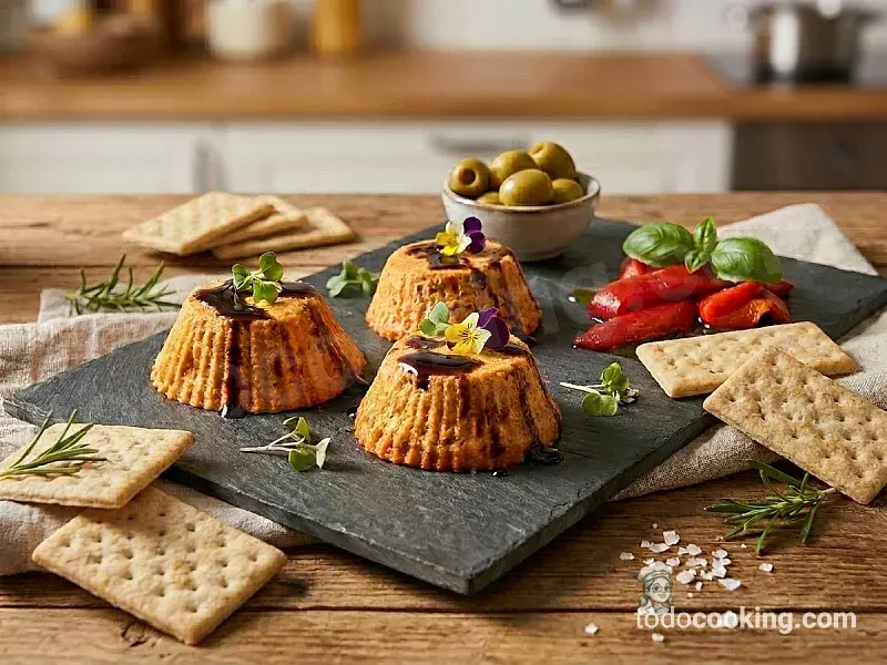 Pastelitos de Atún y Pimientos Asados al Microondas (Súper Cremosos)